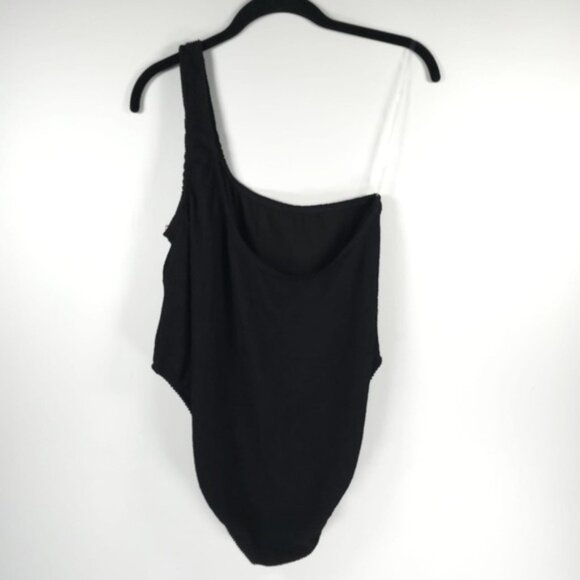 NEW GOOD AMERICAN 🇺🇸 ALWAYS FITS ONE SHOULDER SWIMSUIT PLUS Size 7/8 - 4XL 5XL - Picture 9 of 14